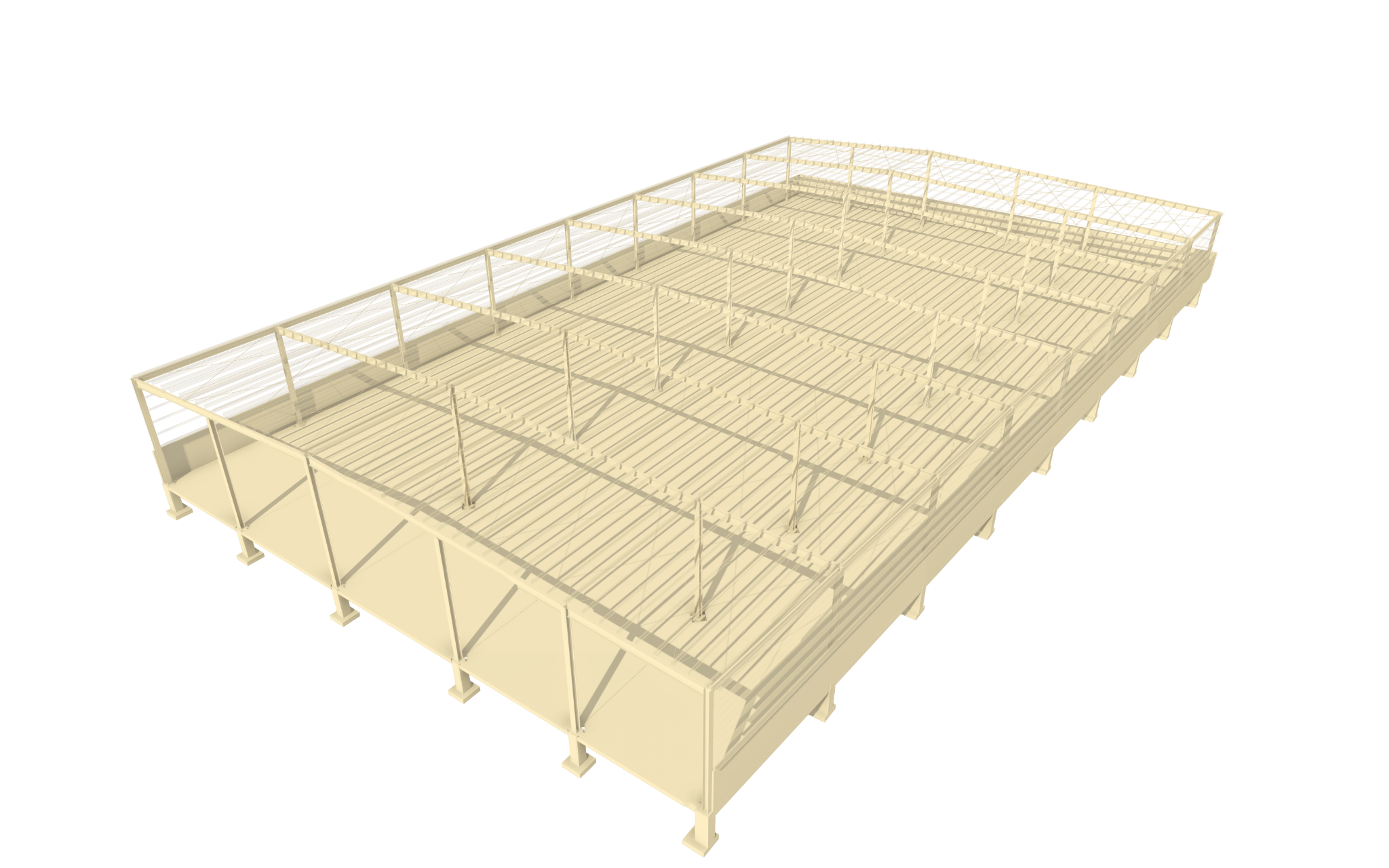 Modelo estructural de nave industrial